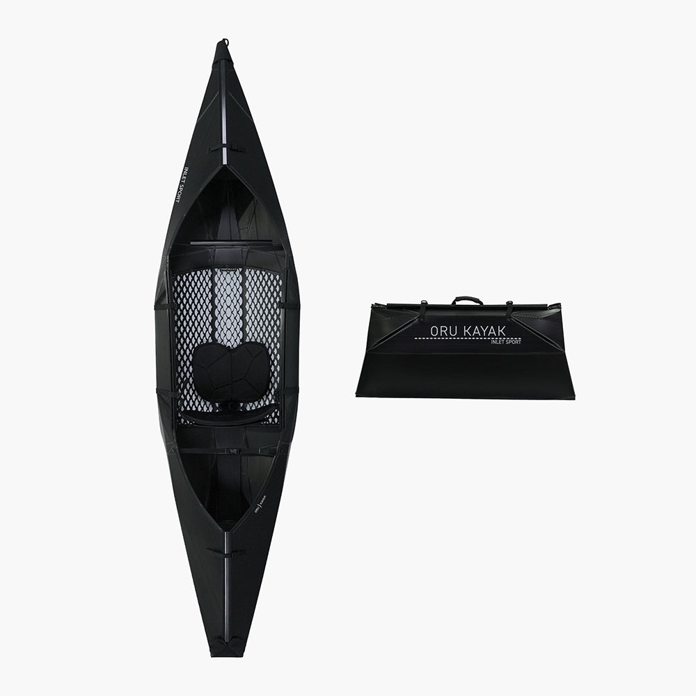 [오루 카약] 인렛 스포츠 접이식 카약 - 블랙